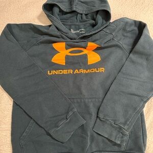 Under Armour Hoodie - Dark Blue and Orange